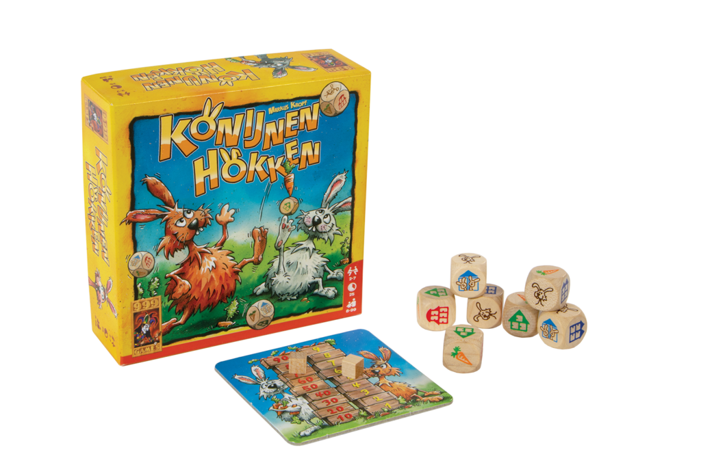 Konijnenhokken speelmateriaal