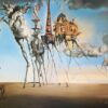 Salvador Dali - The Temptation of St. Anthony schilderij
