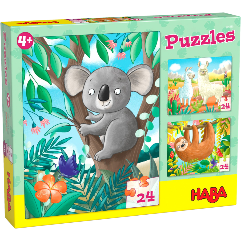 Puzzels koala luiaard en co