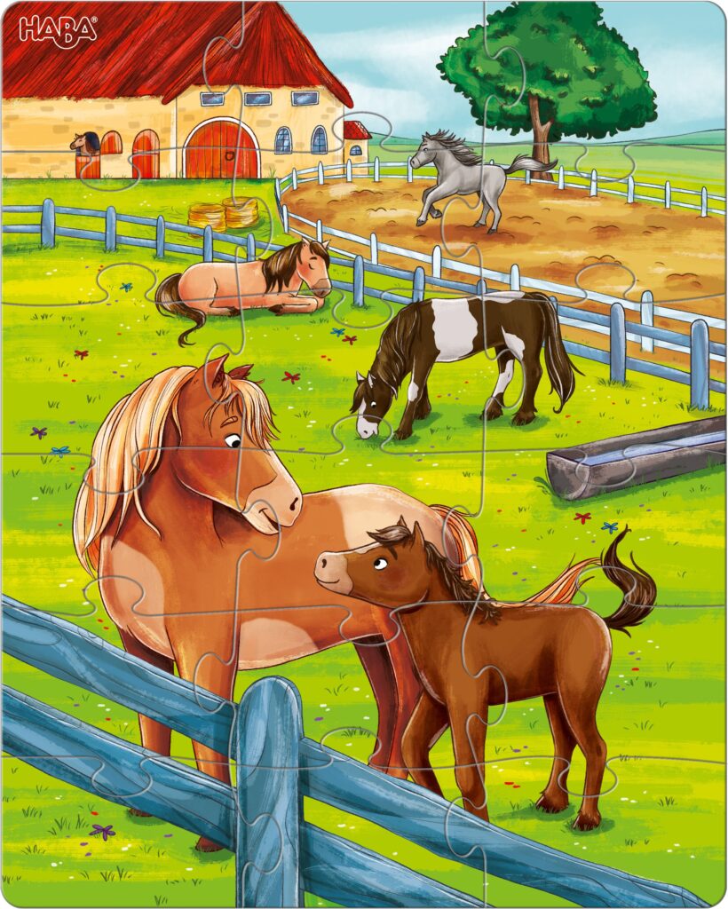Puzzel 12, 15 en 18 stukjes Boerderij Dieren